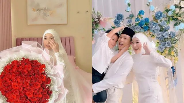 8 Potret Menawan Larissa Chou Resmi Menikah dalam Balutan Baju Kurung Melayu