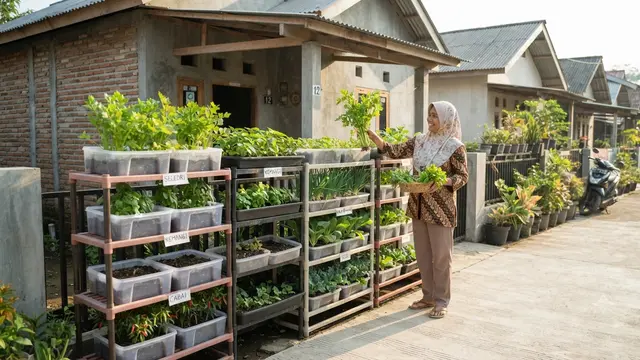 Ide Kebun Sayur untuk Rumah Subsidi Tanpa Menguras Anggaran yang Bisa Petik Setiap Hari Model Memanfaatkan Rak Sepatu untuk Kebun