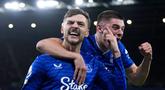 Everton berhasil melanjutkan tren positif dalam laga lanjutan Liga Inggris 2025/2026 saat menjamu Burnley di Hill Dickinson Stadium, Liverpool, Inggris, Selasa (03/03/2026). (AP Photo/PA/Peter Byrne)