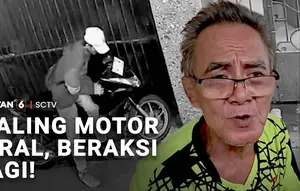 Maling Motor Viral Beraksi Lagi, Wajah Terekam CCTV di Sejumlah Lokasi
