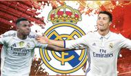 Kylian Mbappe dan Cristiano Ronaldo berseragam Real Madrid. (Bola.com/Benediktus Gerendo Pradigdo)
