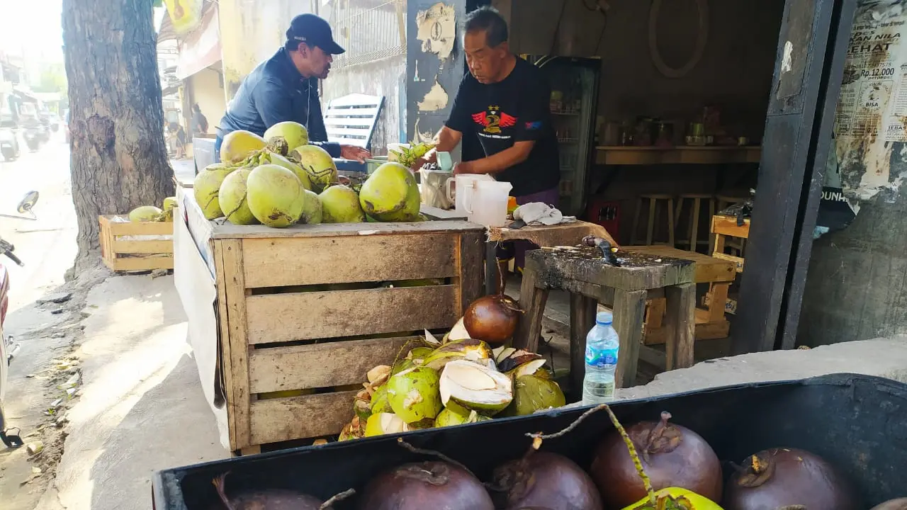 Air segar kelapa baik muda atau tua memiliki banyak manfaat kesehatan bagi tubuh. Sehingga tidak sedikit masyarakat yang menggunakan air kelapa sebagai media terapi mereka.
