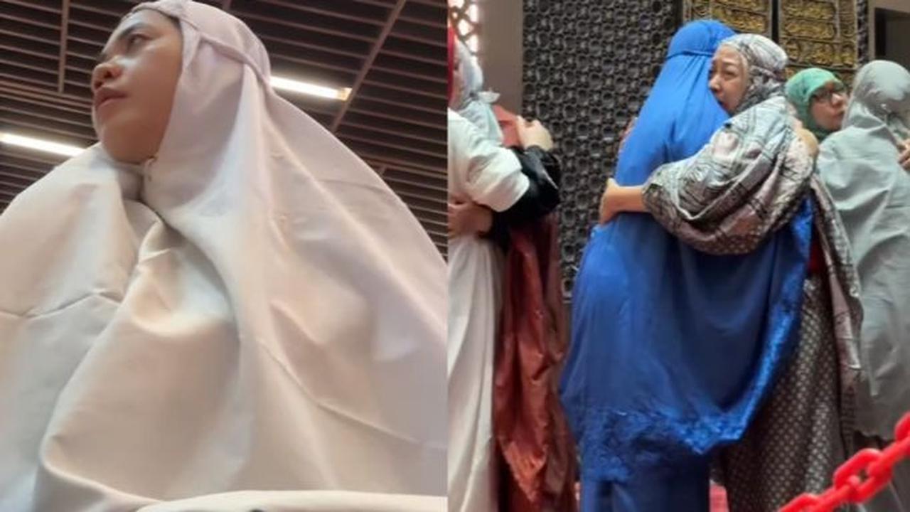 Bahagia Bisa Fokus Beribadah, Momen Wanita Jalani Iktikaf di Masjid Istiqlal Ini Curi Perhatian