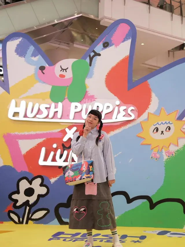 Peluncuran kolaborasi Hush Puppies dan Liunic diselenggarakan di Grand Indonesia Jakarta, Kamis, 18 Mei 2023. (Foto: Dok. Instagram @hushpuppiesid)