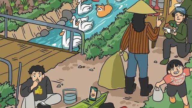 Lukisan Intan di Unggahan Foto Jokowi