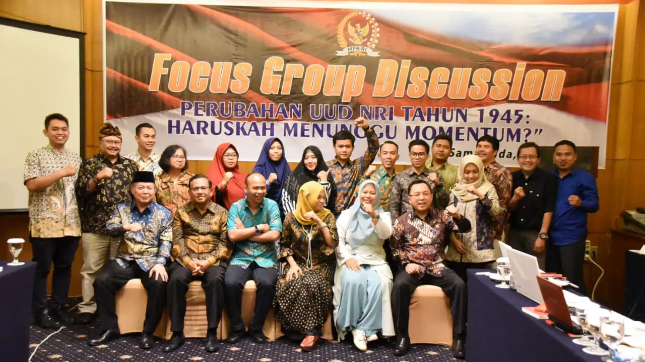 BP MPR Sebut Stabilitas Politik Jadi Momentum Perubahan UUD NRI Tahun 1945