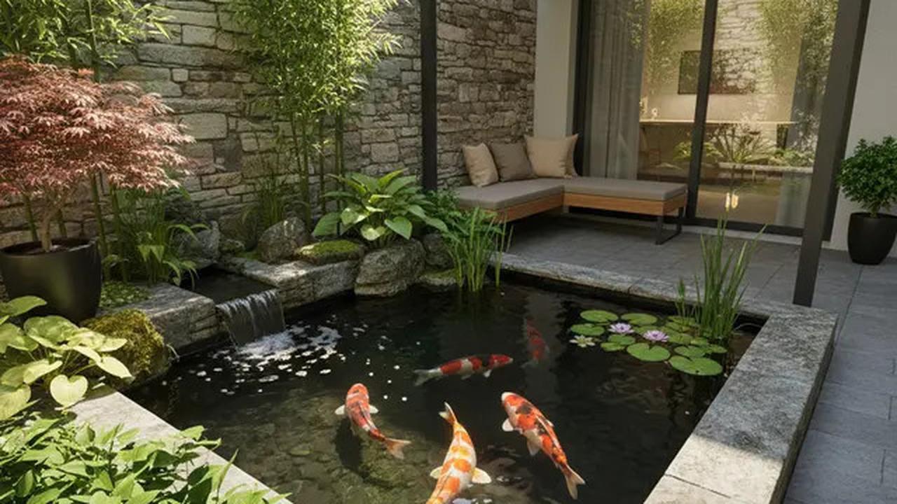 Kolam Ikan Kaca, Batu Alam, atau Beton? Pilih Desain Terbaik untuk Hunian Anda