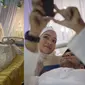 Pernikahan mengharukan, ijab kabul sang pengantin pria berbaring di tempat tidur rumah sakit. (Dok: Instagram)