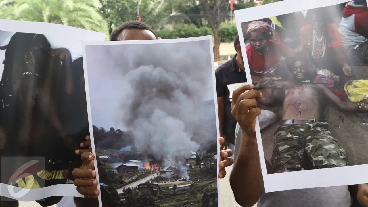 Desak Penetapan Pilkada Sejumlah Mahasiswa Papua Geruduk KPU Pusat