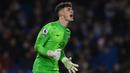Kepa Arrizabalaga. Meski hanya berstatus Kiper kedua di Chelsea, nyatanya gaji kiper asal Spanyol berusia 27 tahun ini melebihi sang kiper utama, Edouard Mendy. Kepa mendapat gaji sebesar 155 ribu pound atau setara Rp3 miliar per pekan, sementara Mendy hanya sepertiganya. (AFP/Glyn Kirk)