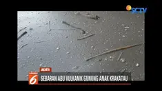 Penyebaran material vulkanik Gunung Anak Krakatau menyebar hingga ke delapan pulau di gugusan Kepulauan Seribu.