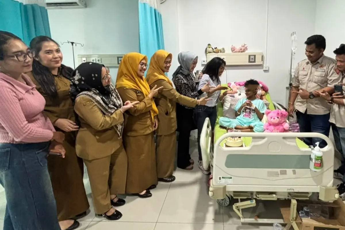 Korban saat dirawat di Rumah Sakit Umum Daerah (RSUD) Embung Fatimah, Kota Batam.