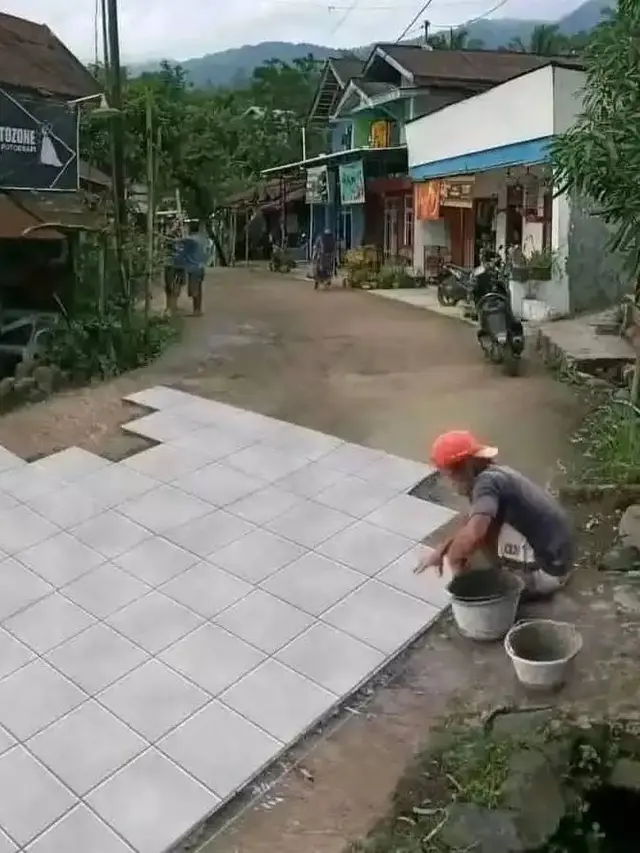 8 Potret Hasil Perbaikan Jalan Ini Hasilnya Absurd Banget