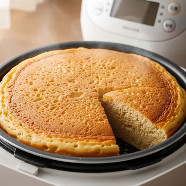Pembuatan pancake dengan Magic com (Image by Gemini AI)