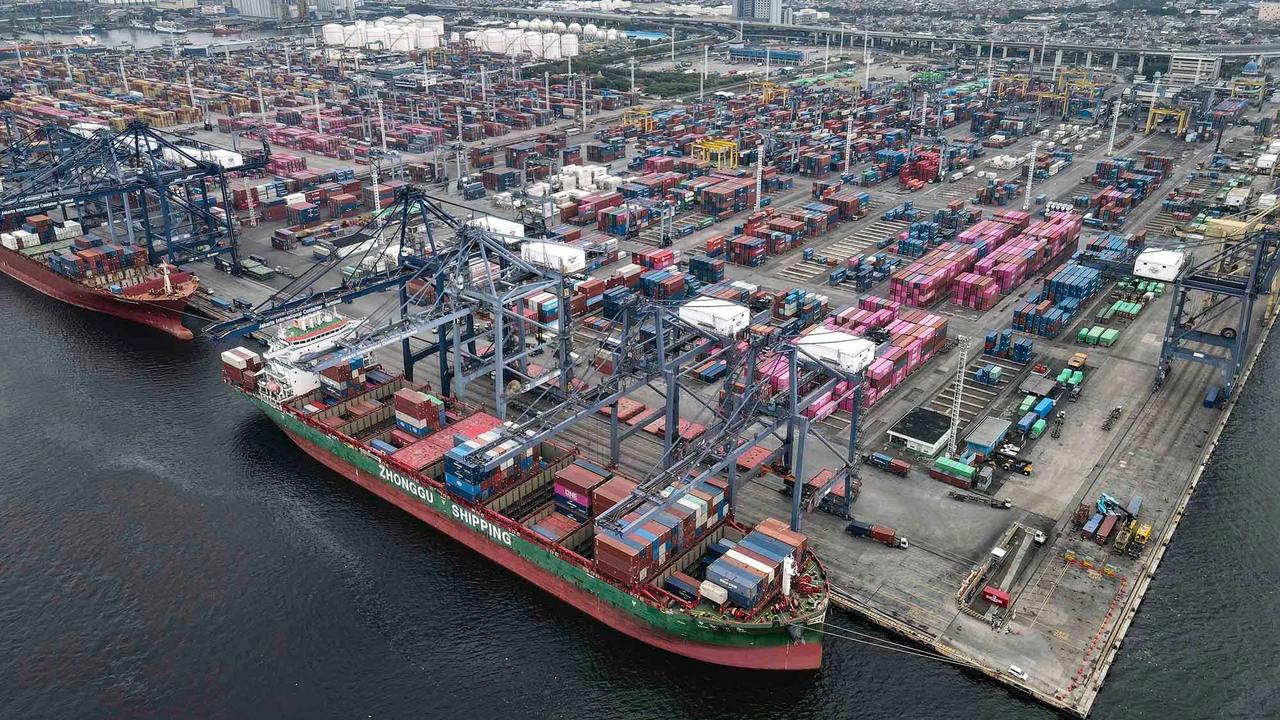 FOTO: Ekonomi Indonesia Menguat Ditopang Perdagangan dan Industri