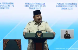 Prabowo Cerita Gagasan Pembentukan Koperasi Merah Putih