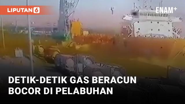 Ngeri! Gas Beracun Bocor di Pelabuhan Tumbangkan 12 Orang