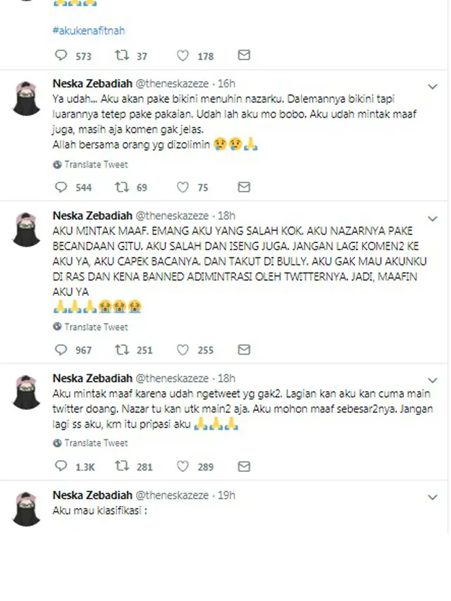 Bualan Gadis Berhijab yang Akan Berbikini Jika Timnas Indonesia Menang