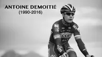 Pebalap sepeda asal Belgia, Antoine Demoitie, meninggal dunia akibat ditabrak motor saat mengikuti balapan. (Twitter)