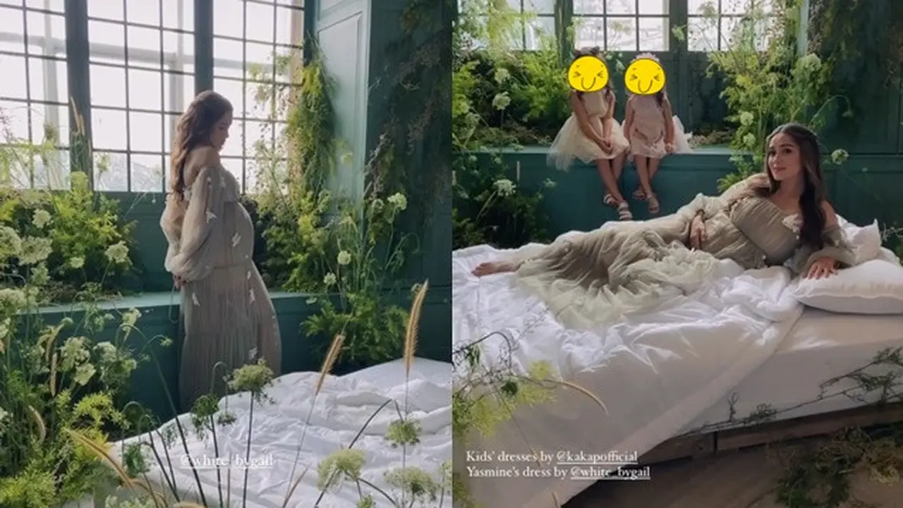 6 Potret Maternity Shoot Yasmine Wildblood, Bak di Negeri Dongeng