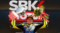 Ana Carrasco menjadi pembalap wanita pertama yang juara balap motor level dunia (WSBK)