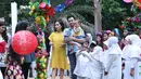 Selain bersama dengan anak panti asuhan, pasangan Raffi Ahmad dan Nagita Slavina juga akan menggelar acara yang secara khusus diperuntukkan keluarga keduanya. (Nurwahyunan/Bintang.com)