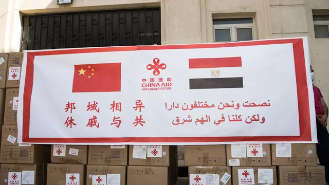China Sumbang Pasokan Medis Covid-19 ke Mesir
