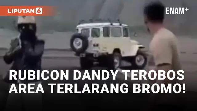 Mario Dandy Pernah Bawa Rubicon Masuk Area Sabana Bromo