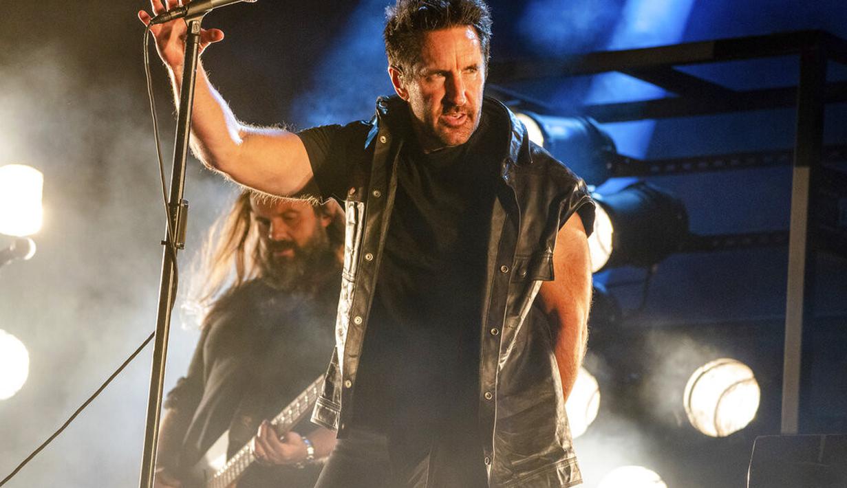 Trent Reznor dari Nine Inch Nails. (Foto: Amy Harris/Invision/AP)