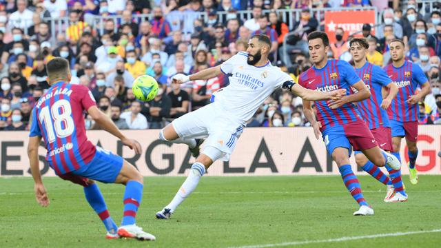 Foto: Dua Debutan Cetak Gol, Laga El Clasico Jilid Satu Musim 2021 / 2022 Jadi Milik Real Madrid usai Bungkam Barcelona 2-1