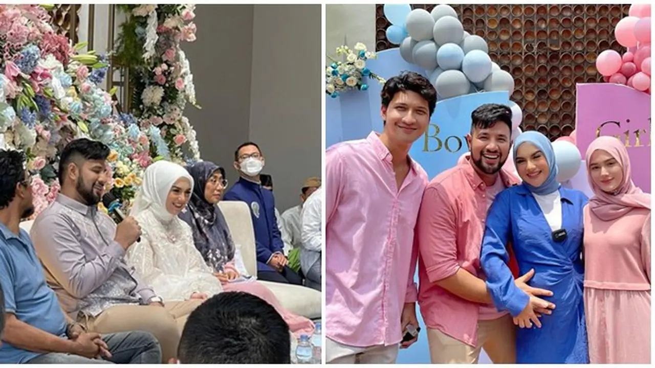 8 Momen Irish Bella dan Ammar Zoni Gelar Pengajian 4 Bulanan dan Gender Reveal