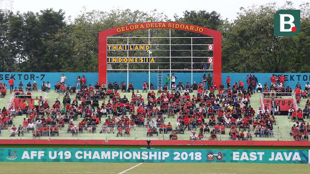 Penonton Timnas Indonesia U-19 di Piala AFF U-19 2018