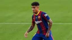 1. Philippe Coutinho (145 juta euro) - Philippe Coutinho menjadi pembelian termahal Barcelona sampai saat ini. Pemain asal Brasil ini dilabukan Barcelona dari Liverpool pada tahun 2018 dengan transfer mencapai 145 juta euro. (AFP/Josep Lago)
