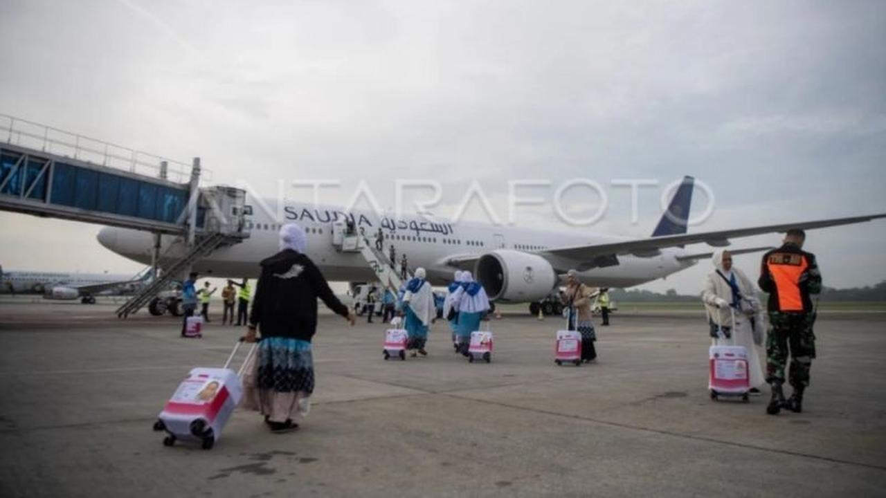 Pesawat Haji Gangguan Teknis Saudi Airlines Tiba Selamat di Madinah