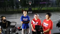 Indra Bekti dan Samuel Rizal ngabuburit bersama tim basket Indonesia Muda dan anak-anak yatim.