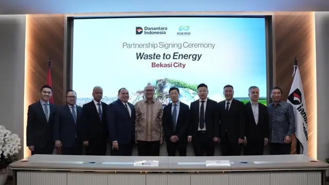Danantara mengumumkan pemenang tender proyek Pengolahan Sampah menjadi Energi Listrik (PSEL). (Dok Danantara)