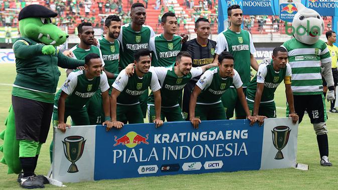 Tim Persebaya jelang Liga 1 2019. (Bola.com/Aditya Wany)