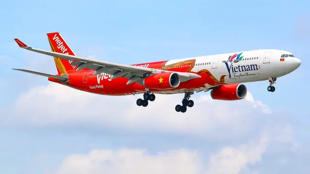 VietJet Air salah satu pesawat low cost teraman. Dok.  VietJet Air