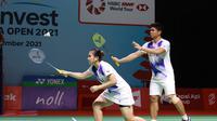 Praveen Jordan/Melati Daeva Oktavianti kembali menelan kekecewaan. Mereka gagal lagi melaju ke perempatfinal ajang bulutangkis SimInvest Indonesia Open 2021. (PBSI)