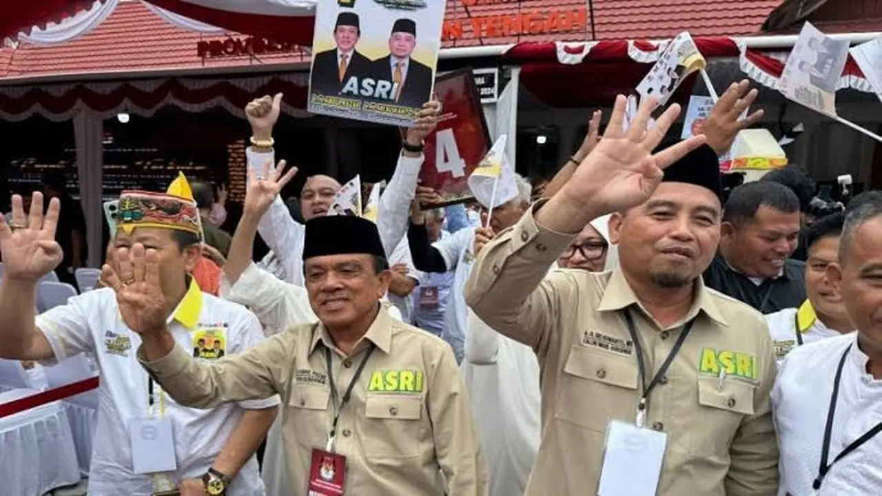 Pasangan calon Gubernur dan Wakil Gubernur Kalimantan Tengah (Kalteng), Abdul Razak–Sri Suwanto (ASRI) (Istimewa)