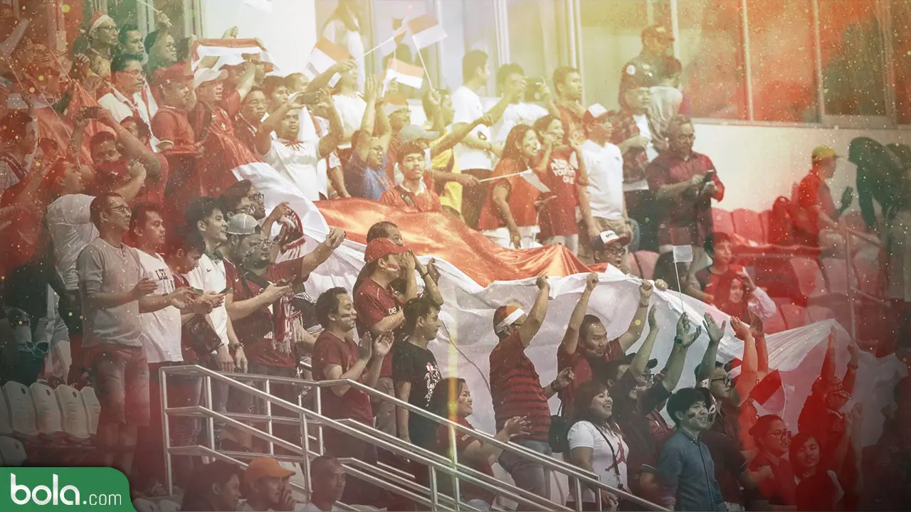 Trivia_Suporter Timnas Indonesia_1 (Bola.com/Adreanus Titus)