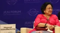 Presiden Kelima RI, Megawati Soekarnoputri di Jeju Forum for Peace and Prosperity tahun 2022.  (Foto: Dokumentasi PDIP).