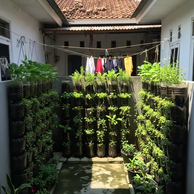 9 Ide Tower Garden dari Pipa PVC dan Botol Plastik, Berkebun Praktis