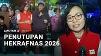 Doa bersama dan penggalangan dana untuk membantu korban bencana menjadi rangkaian penutup peringatan Hari Ekonomi Kreatif Nasional atau Hekrafnas 2026.