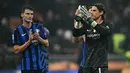 Menjamu Napoli pada pekan ke-12 Serie A 2024/2025, Inter Milan hanya bisa meraih hasil imbang 1-1. (Gabriel BOUYS/AFP)