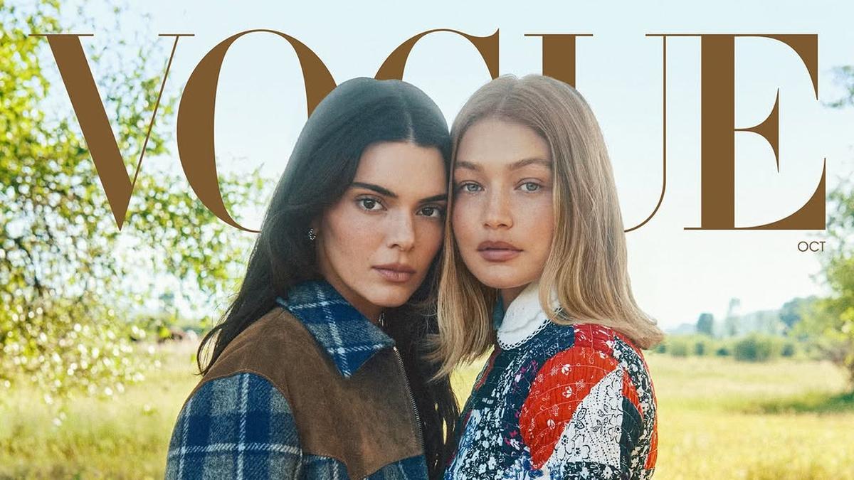 Anggunnya Duo Bestie Supermodel Gigi Hadid dan Kendall Jenner Bergaya Equestrian di Sampul Majalah Vogue