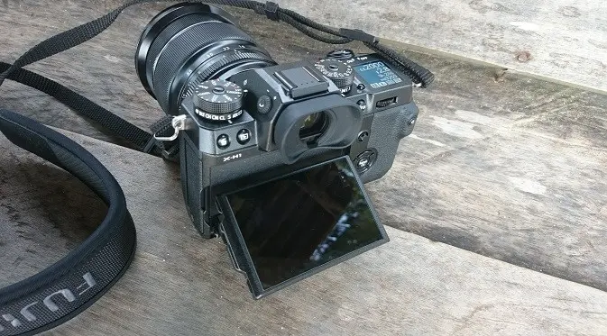 Lebih dekat dengan kamera terbaru Fujifilm, X-H1. Liputan6.com/Iskandar