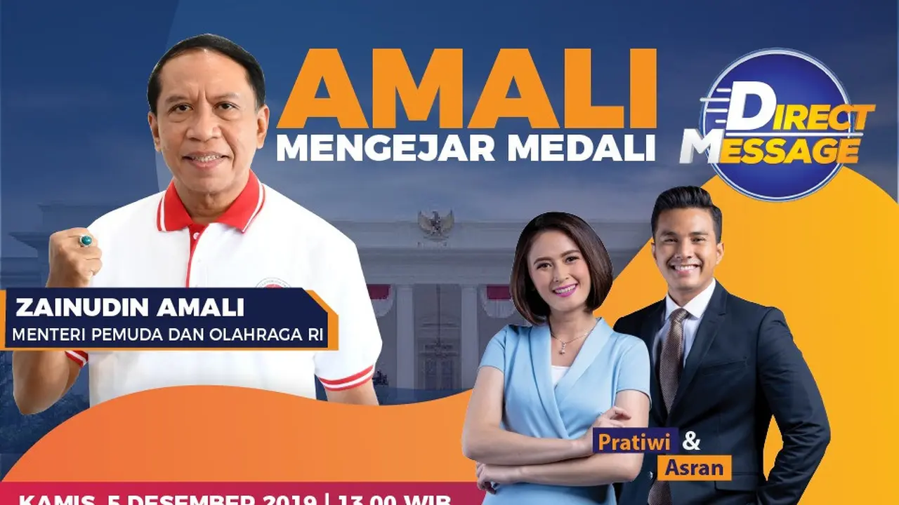 Live Streaming Eksklusif Menteri Pemuda Dan Olahraga RI Zainudin Amali. sumberfoto: Vidio