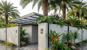 6 Inspirasi Carport dengan Rain Garden untuk Mengurangi Genangan Air Hujan, Cantik dan Fungsional