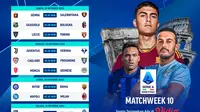Jadwal dan Live Streaming Serie A Matchweek 10 di Vidio